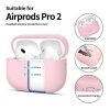 Etui silikonowe TECH-PROTECT SILICONE APPLE AIRPODS PRO 1 / 2 DUSTY PINK